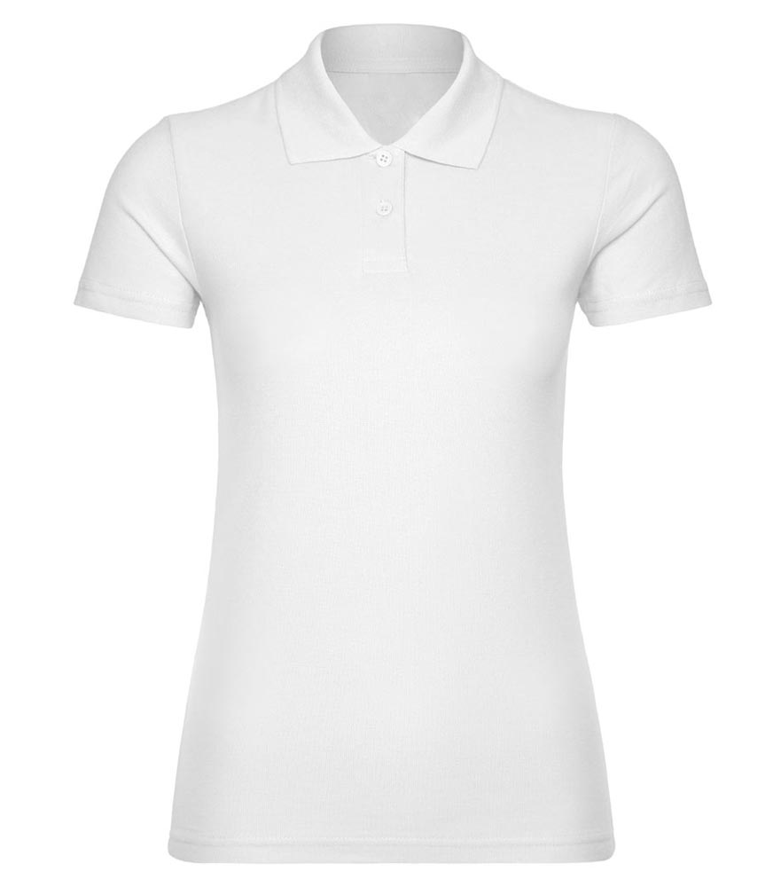 Polo Damen weiss  brust