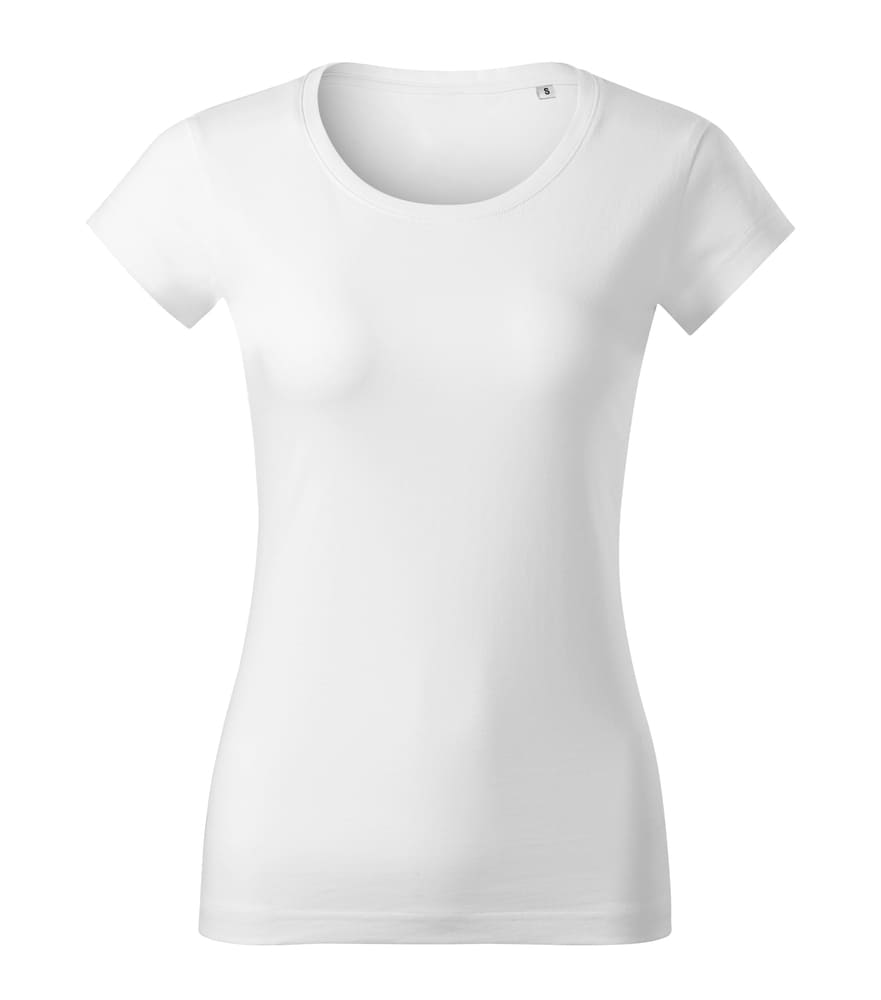 Weiss Damen T Shirt Weit Brust