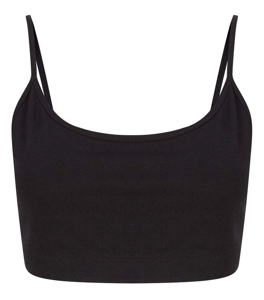 crop top brust schwarz