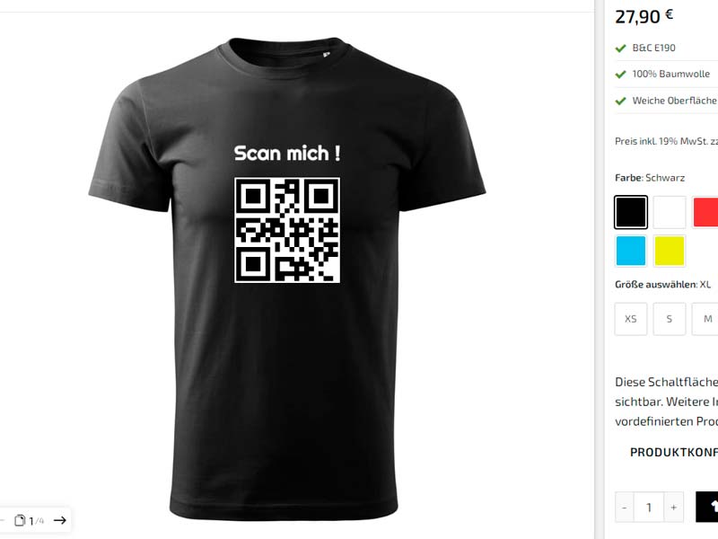 T Shirt gestalten mit Text